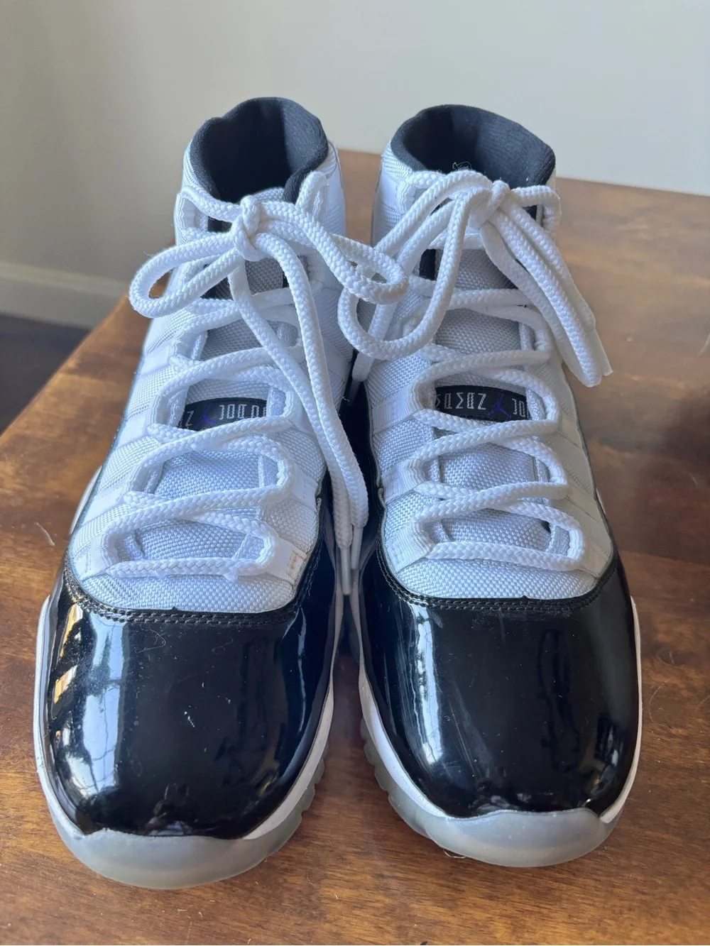 Jordan White and Black Retro 45 High-Top Basketball Shoes